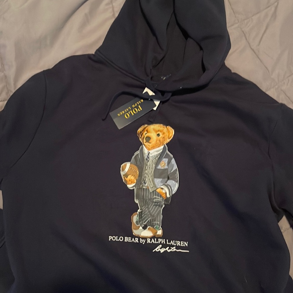 Brand new with tags polo bear hoodie